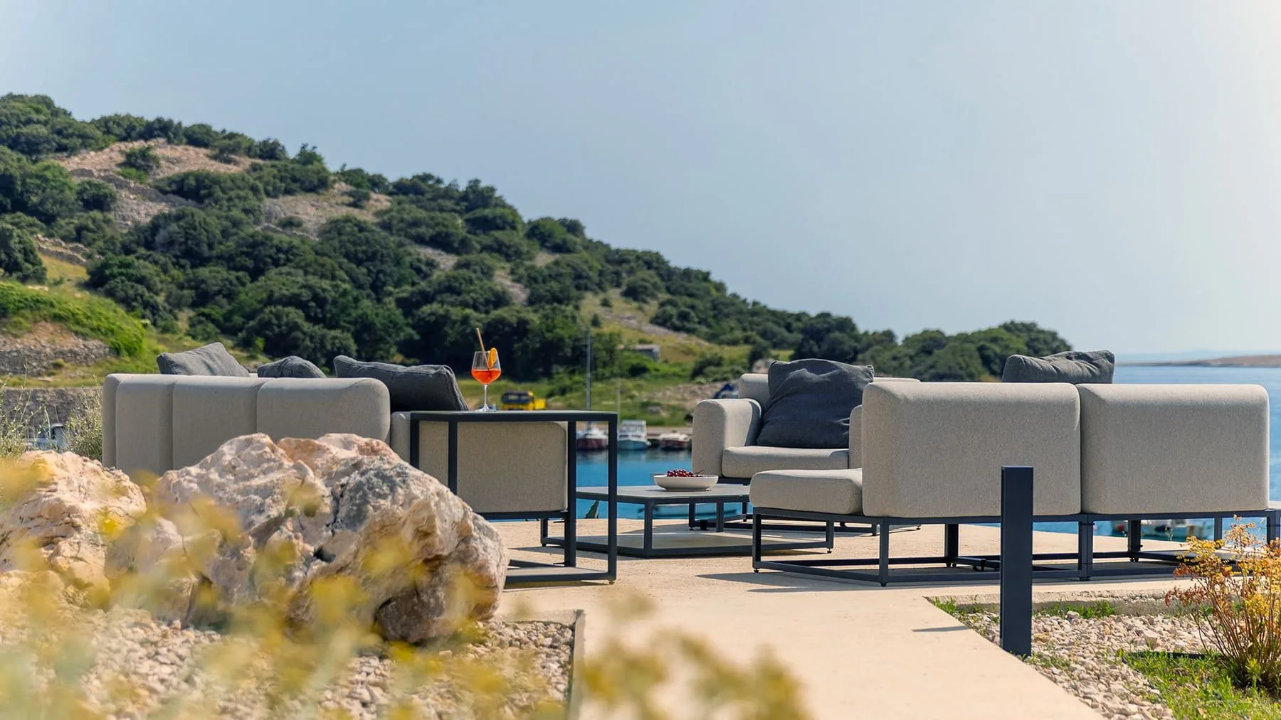 Villa Marim Stara Baška - ekskluzivni interijer i lounge