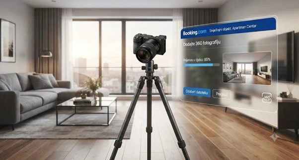 Kako postaviti 360 panoramu na booking