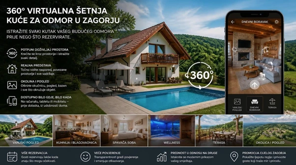 Futured slika za post 360 virtualna &scaron;etnja kuće za odmor u Zagorju.